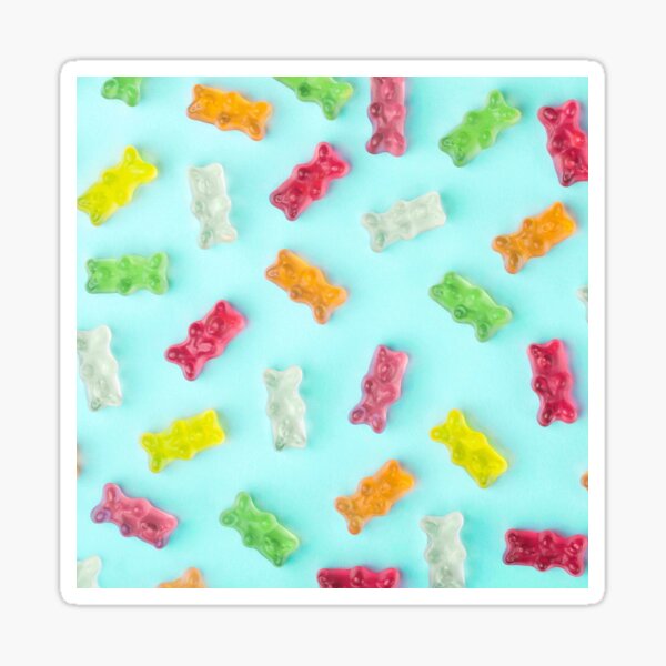 Gummy Bears Sticker for Sale by Fifiyaa