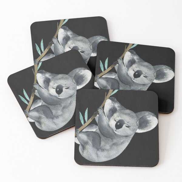 Item preview, Cute Koala Bear watercolor, Phascolarctos Cinereus, Best Gift Idea For Koala Lovers designed and sold by Paintcorner.