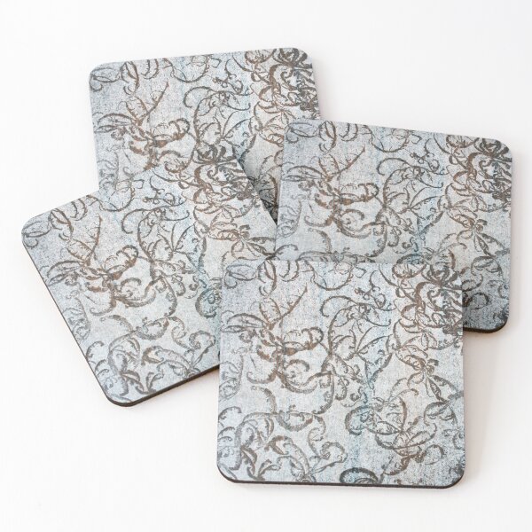 Item preview, Frost Pattern on Outdoor Table © Patjila designed and sold by patjila.