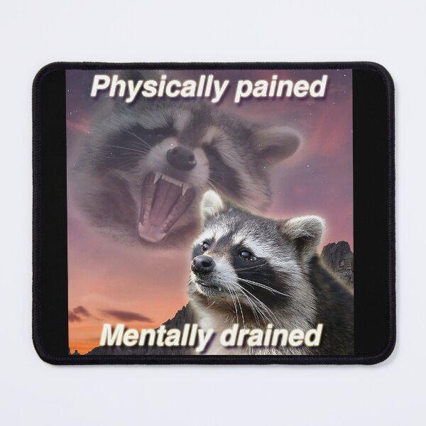 Item preview, Racoon Meme designed and sold by Greg Heffley.