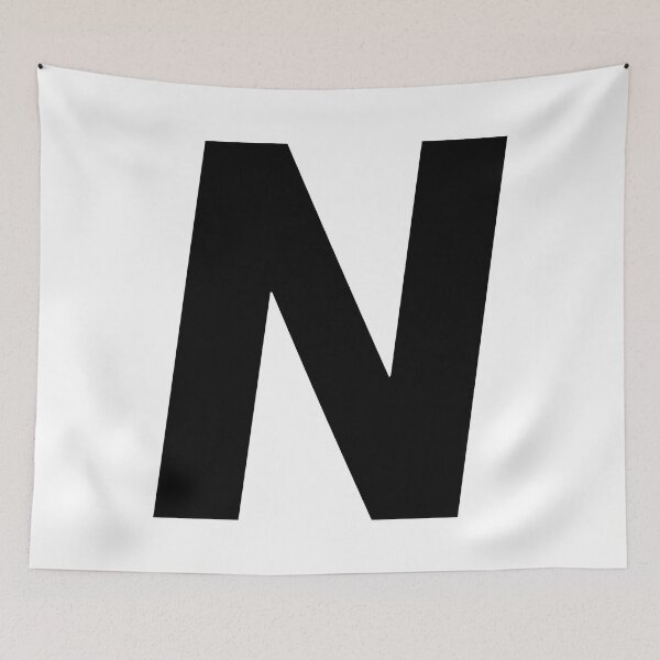 Item preview, Letter N Word nn letra ene designed and sold by ZooOfArt.