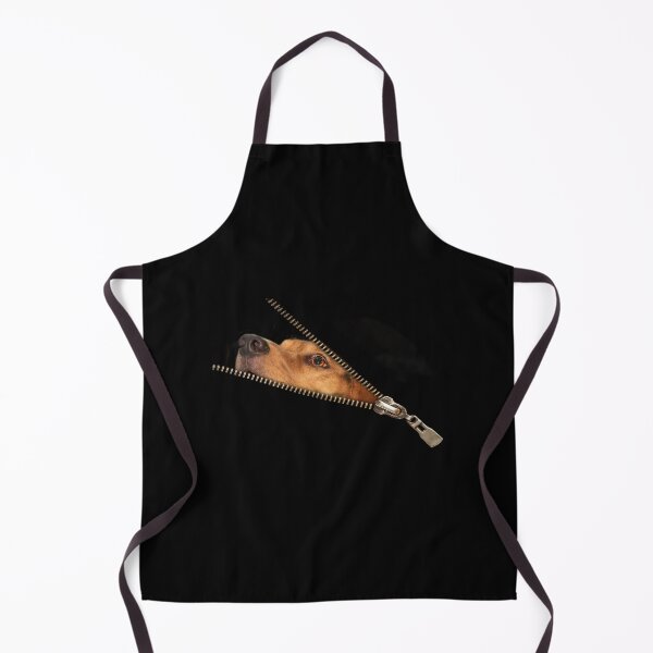 Item preview, Adorable dog hidden behind a zipper designed and sold by Photorebelle.