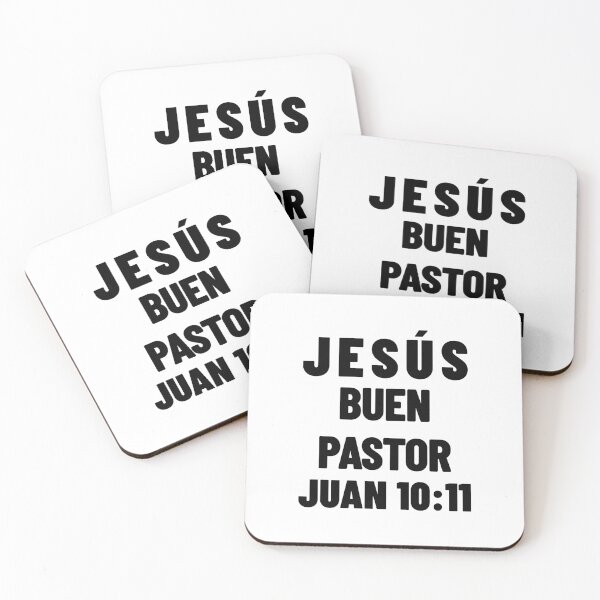 Item preview, John 10:11 Jesus Good Shepherd Spanish Bible Verse designed and sold by NombresDeJesus.