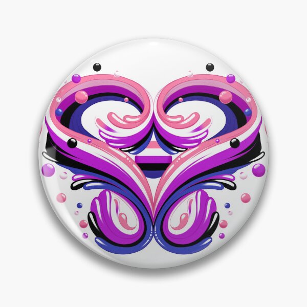 Item preview, Gender fluid  Heart designed and sold by RefinedDoodles.