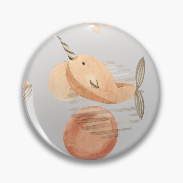 Item preview, Narwhal ocean pattern designed and sold by CutieAnimals.