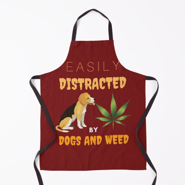 Item preview, Dogs And Weed By Dogs And Weed Funny Dog Lovers Gift Easily Distracted designed and sold by BestDesignbySof.