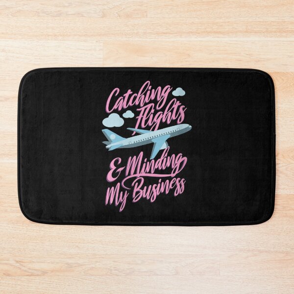 Item preview, Womens Catching flights and minding my business V-Neck  designed and sold by GodivaShop.