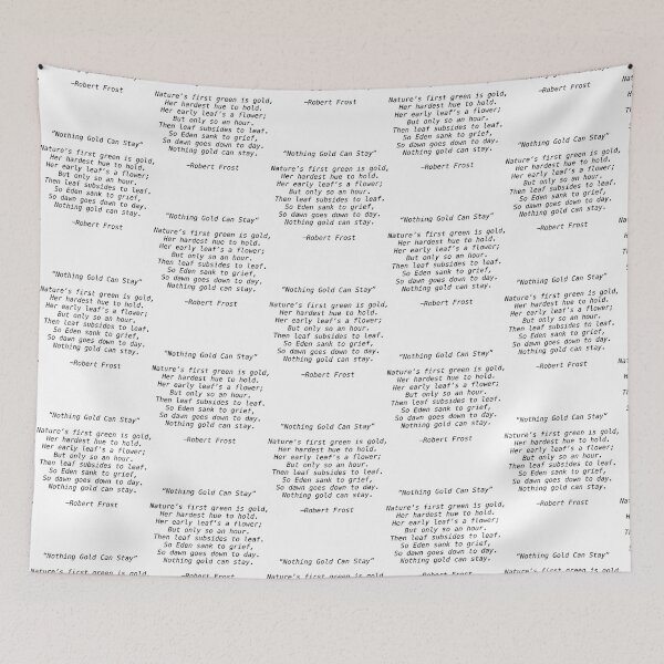 Item preview, Nothing Gold Can Stay_quot_ Poem Print designed and sold by SarahAt36.