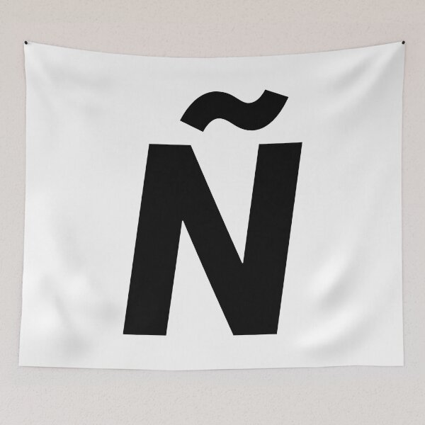 Item preview, Letter Ñ Word ññ letra eñe enie designed and sold by ZooOfArt.