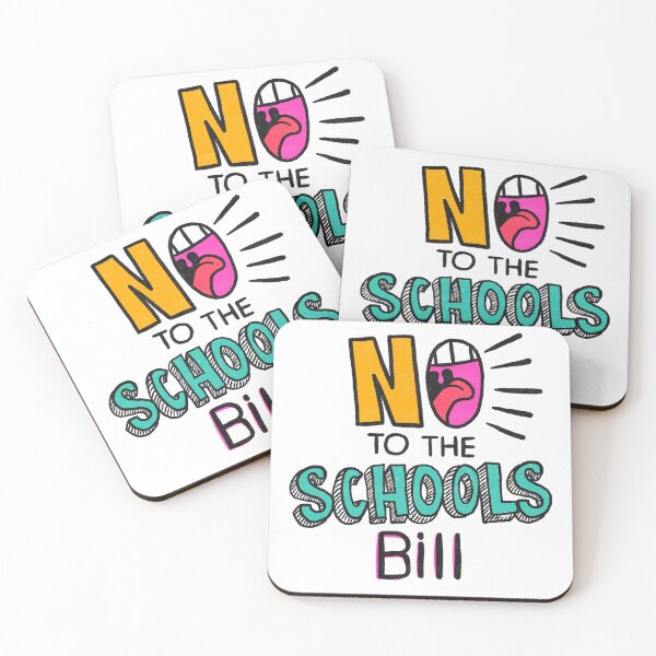 Item preview, No to the schools bill designed and sold by Ruth Robson.