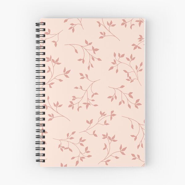 Item preview, Small minimalist leaves pattern pink designed and sold by RoseMaryWP.