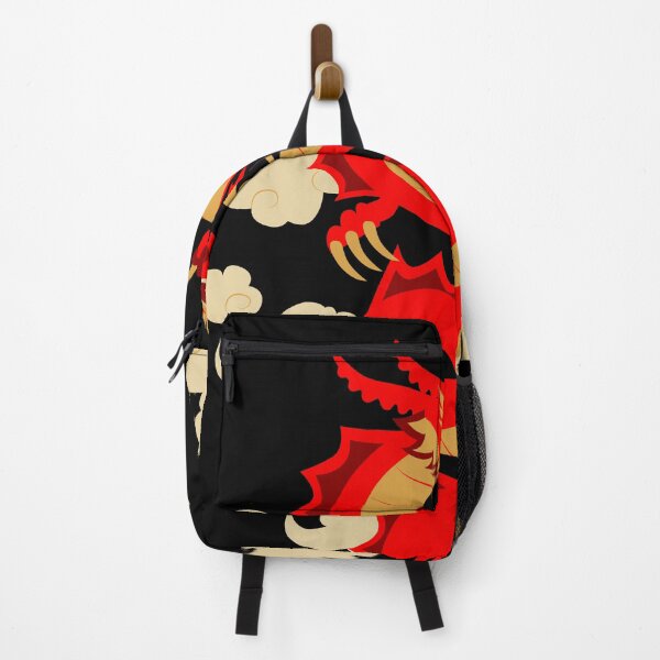 Item preview, Red and Gold Chinese Dragon / Black Background  designed and sold by Sam Artist.