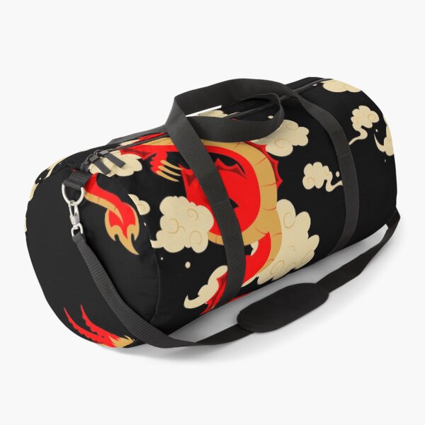 Item preview, Red and Gold Chinese Dragon / Black Background  designed and sold by Sam Artist.