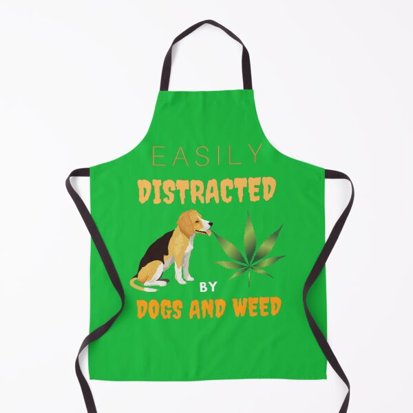 Item preview, Dogs And Weed By Dogs And Weed Funny Dog Lovers Gift Easily Distracted designed and sold by BestDesignbySof.