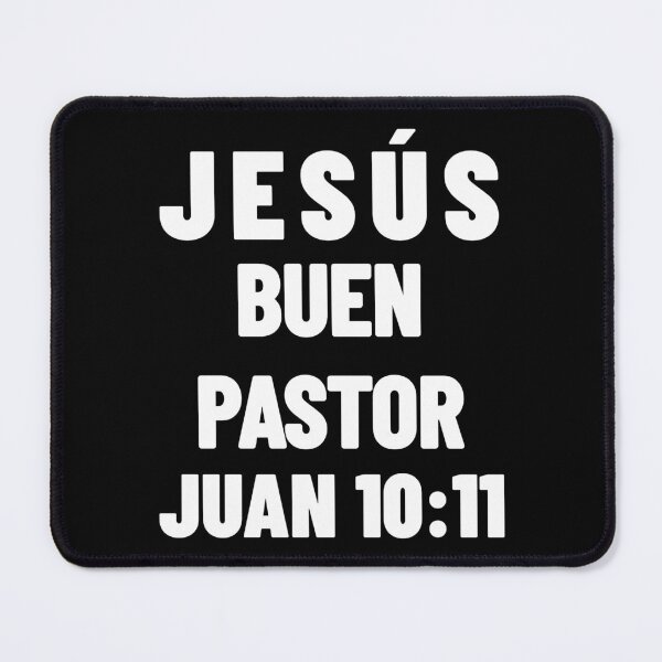 Item preview, John 10:11 Jesus Good Shepherd Spanish Bible Verse designed and sold by NombresDeJesus.