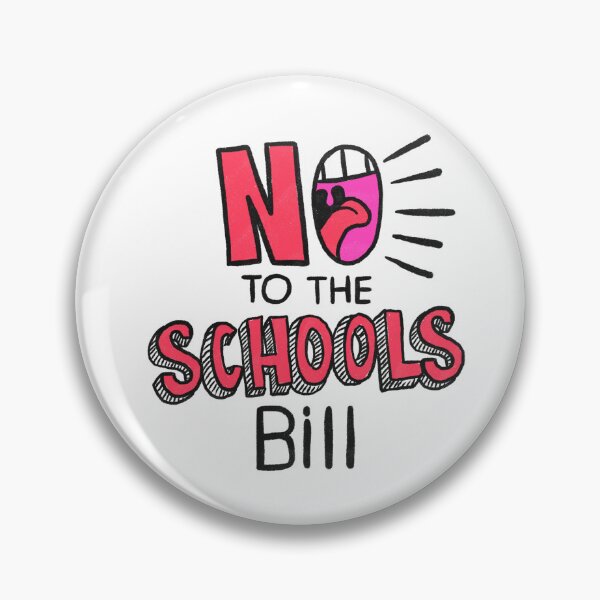 Item preview, No to the schools bill - red designed and sold by Ruth Robson.