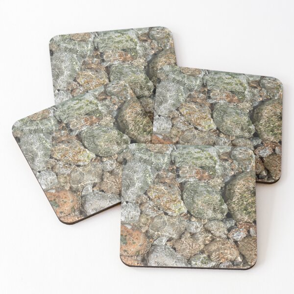 Item preview, Clear sea water flows over bright stones 1 designed and sold by Adriana Mueller.