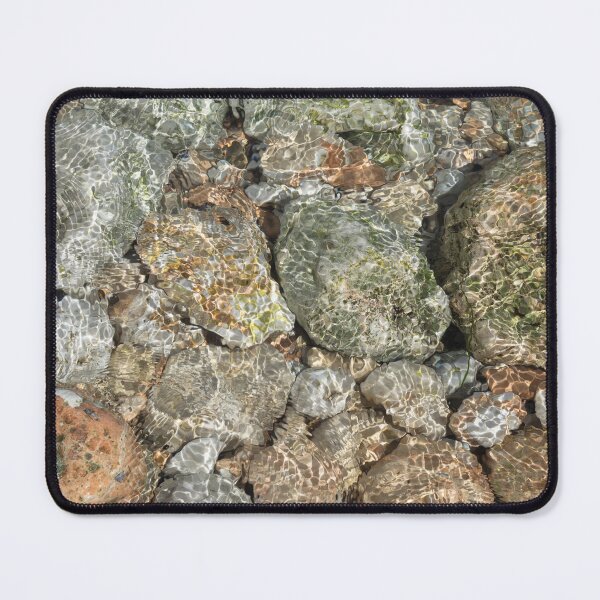 Item preview, Clear sea water flows over bright stones 1 designed and sold by Adriana Mueller.