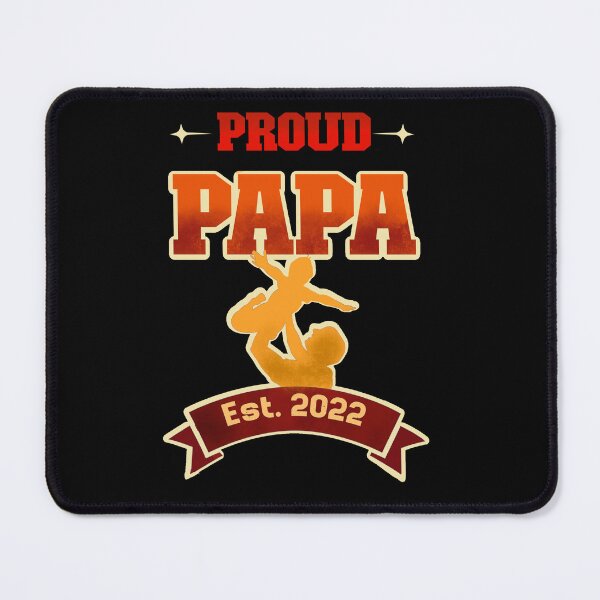 Item preview, Proud Papa Est. 2022 designed and sold by mwebba2005.