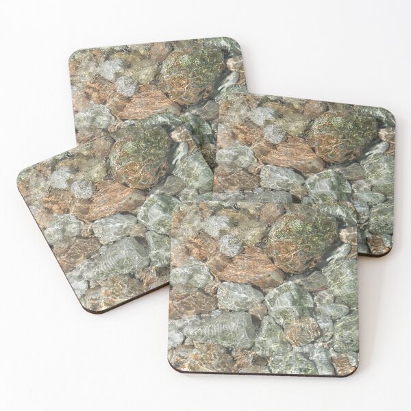 Item preview, Clear sea water flows over bright stones 2 designed and sold by Adriana Mueller.