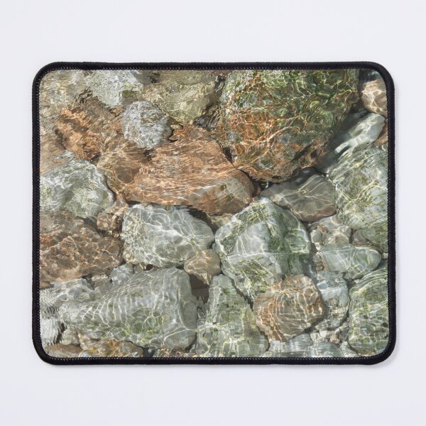 Item preview, Clear sea water flows over bright stones 2 designed and sold by Adriana Mueller.