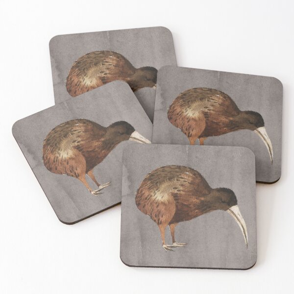 Item preview, Cute Kiwi Bird Watercolor, North Island Brown Kiwi Kird, Kiwi Bird Art, Gift Idea For Brown Kiwi Bird Lovers designed and sold by Paintcorner.