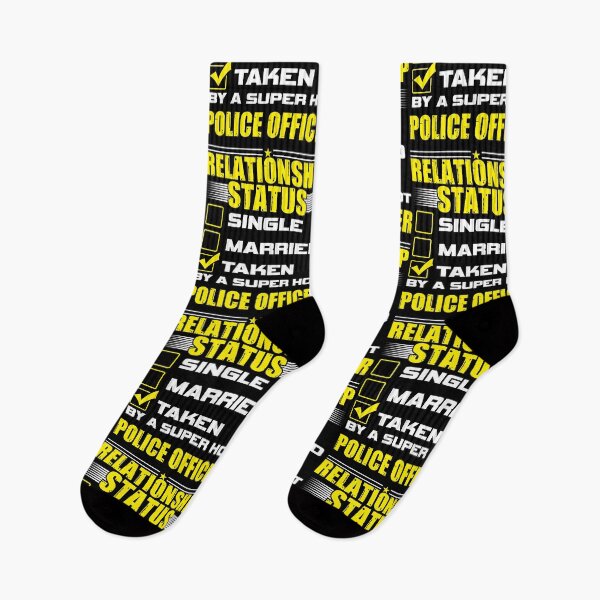 Item preview, Funny His and Her Gift Police Officer Relationship Status designed and sold by haselshirt.
