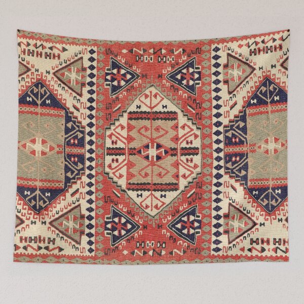 Item preview, Vintage Anatolian Turkish Kilim Fragment 1950`s designed and sold by Talalp.