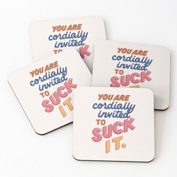Item preview, Cordially Invited to Suck It designed and sold by polliadesign.