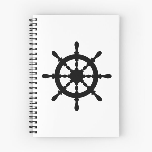 Item preview, Ship Wheel (Black) designed and sold by Arianna Khalil.