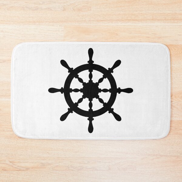 Item preview, Ship Wheel (Black) designed and sold by Arianna Khalil.