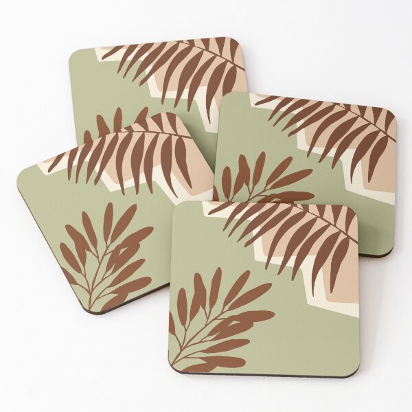 Item preview,  Minimal Modern Boho Stairs    Abstract Dried Leaves Shape   Design designed and sold by zedonee.
