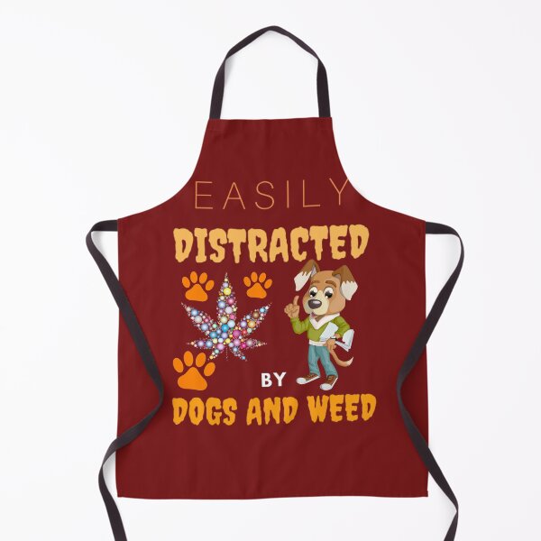 Item preview, Dogs And Weed By Dogs And Weed Funny Dog Lovers Gift Easily Distracted designed and sold by BestDesignbySof.