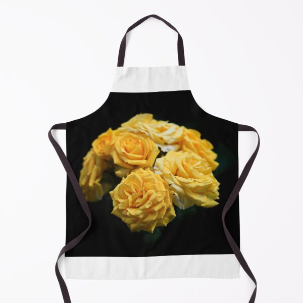 Item preview, Yellow roses on black background designed and sold by olena2552.