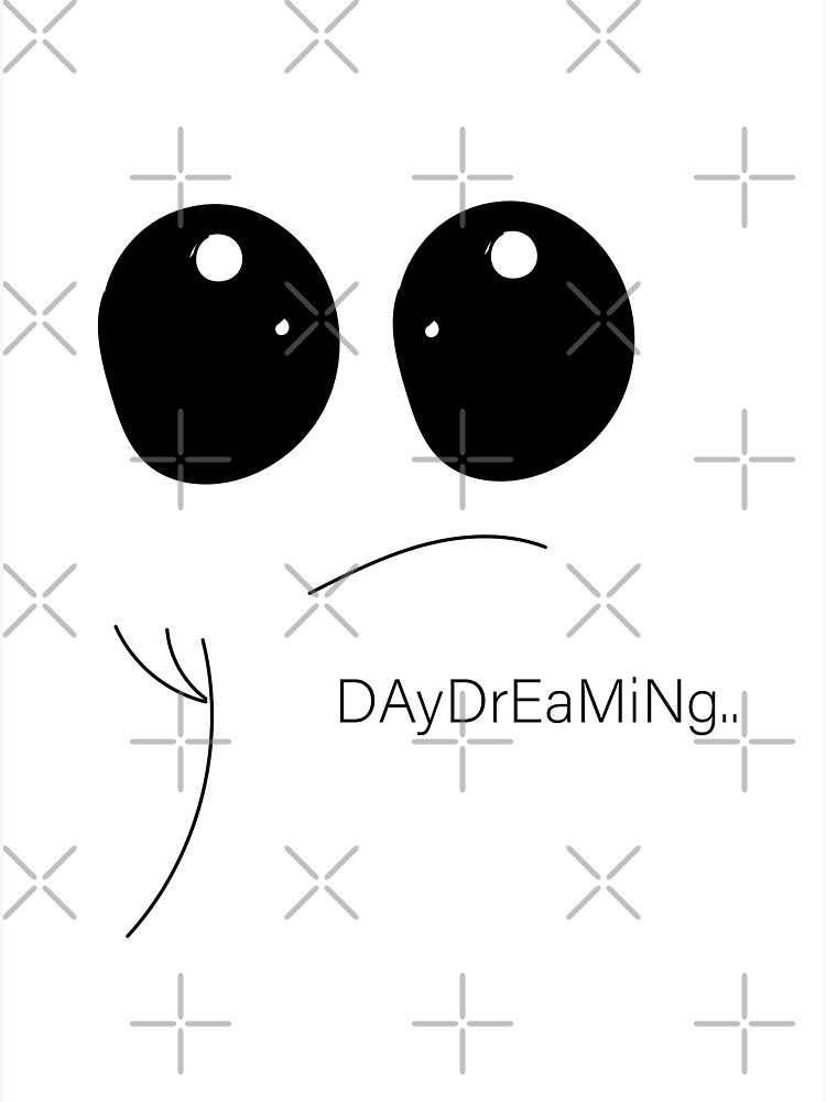 why-do-i-always-daydream-sticker-for-sale-by-artmads-redbubble