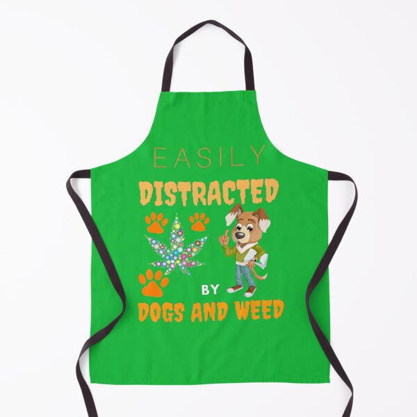 Item preview, Dogs And Weed By Dogs And Weed Funny Dog Lovers Gift Easily Distracted designed and sold by BestDesignbySof.