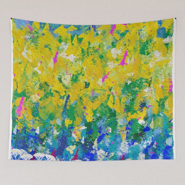 Item preview, Blue and Green Summer (oblong) designed and sold by JzArt.