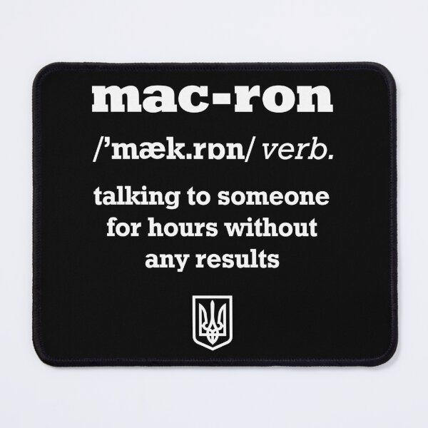 Item preview, To Macron Verb Funny ukrainian Definition designed and sold by lxmag.