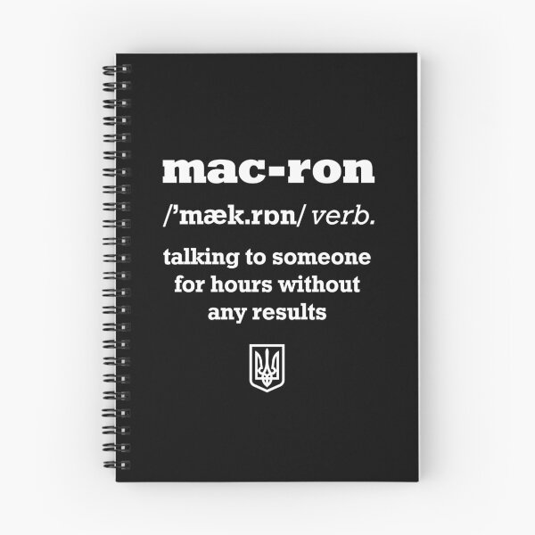 Item preview, To Macron Verb Funny ukrainian Definition designed and sold by lxmag.