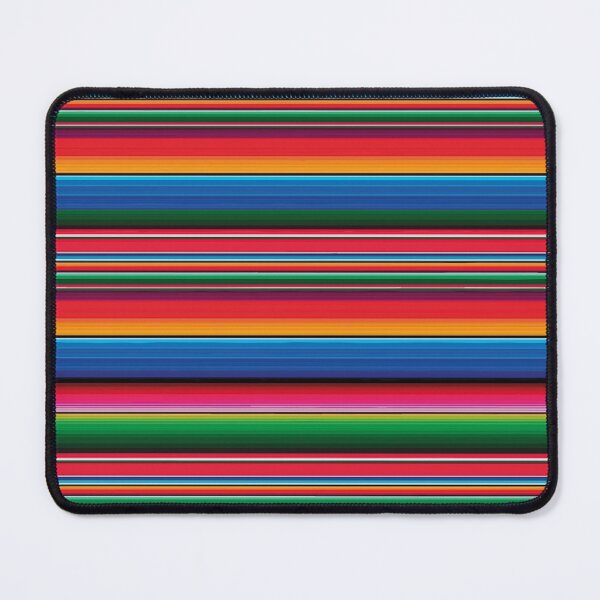 Item preview, Sarape Saltillo Colores poncho stripes festive mexican fabric vibrant blanket designed and sold by T-Mex.
