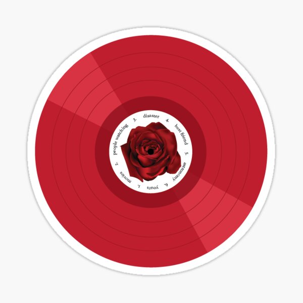 Superache Red Vinyl - Conan Gray Sticker for Sale by dreamswithheart