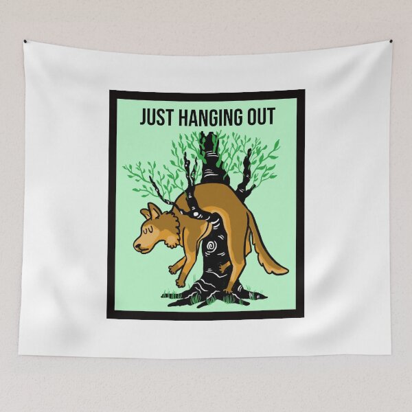 Item preview, Hanging out like a big bad wolf designed and sold by LargeShop.