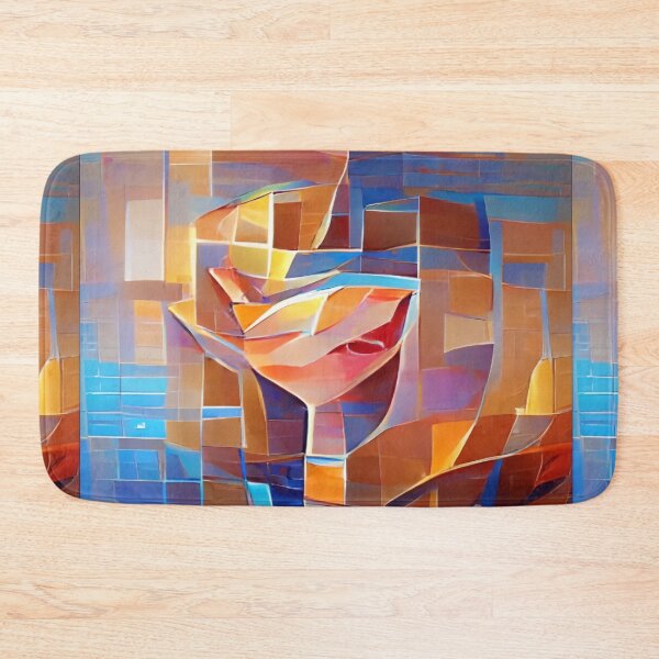 Item preview, Abstract Colorful Rose Mosaic designed and sold by advanceprintart.