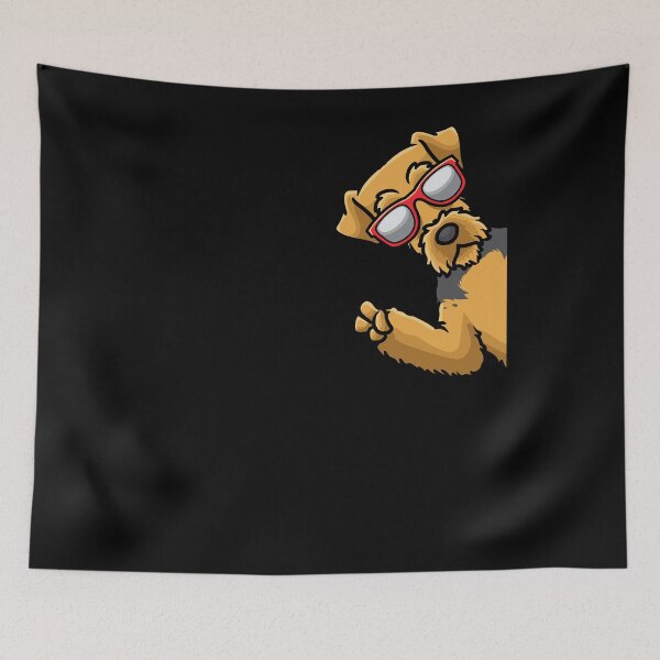 Item preview, Welsh Terrier Dog Welshie From Side With designed and sold by ZimStar.