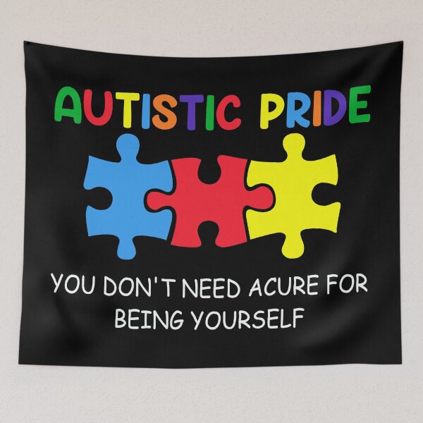 Item preview, Autistic pride you don't need a cure for being yourself designed and sold by pnkpopcorn.