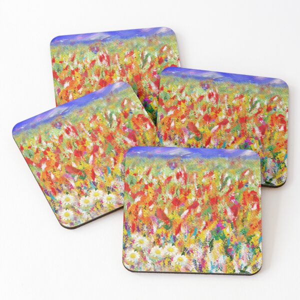 Item preview, Red Summer (landscape) designed and sold by JzArt.