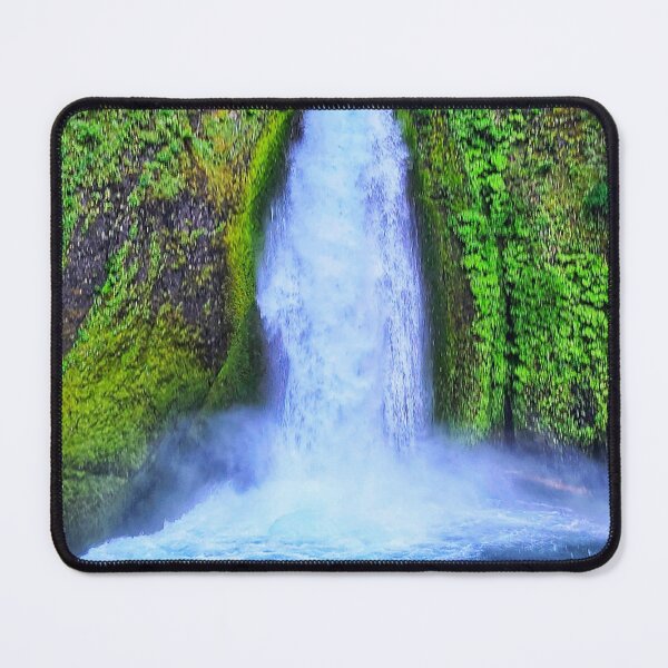 Item preview, Bright Gushing Falls - Waterfalls and Nature designed and sold by MistyMorningsOR.