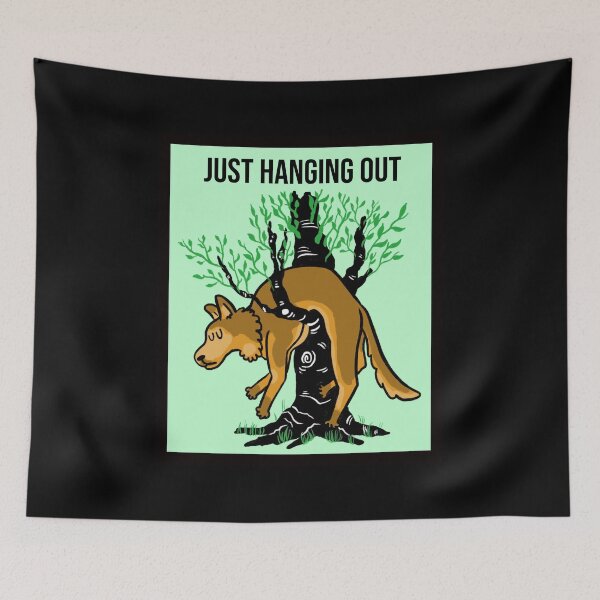 Item preview, Hanging out like a young Big Bad Wolf designed and sold by LargeShop.