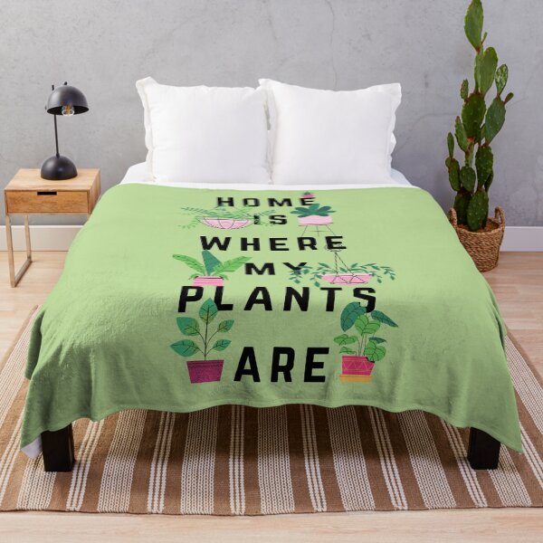 Item preview, Home is Where My Plants Are - Quote designed and sold by KarolinaPaz.