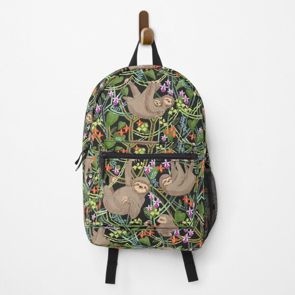 Item preview, Sloths and Orchids in a Blooming Jungle designed and sold by vinpauld.
